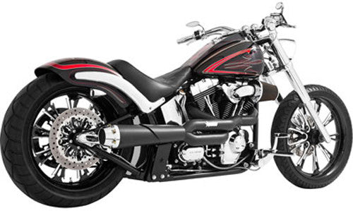 FREEDOM Outlaw High 2-Into-1 Black Softail HD00297
