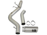 aFe LARGE BORE HD 5in 409-SS DPF-Back Exhaust w/Polished Tip 2017 GM Duramax V8-6.6L (td) L5P 49-44085-P