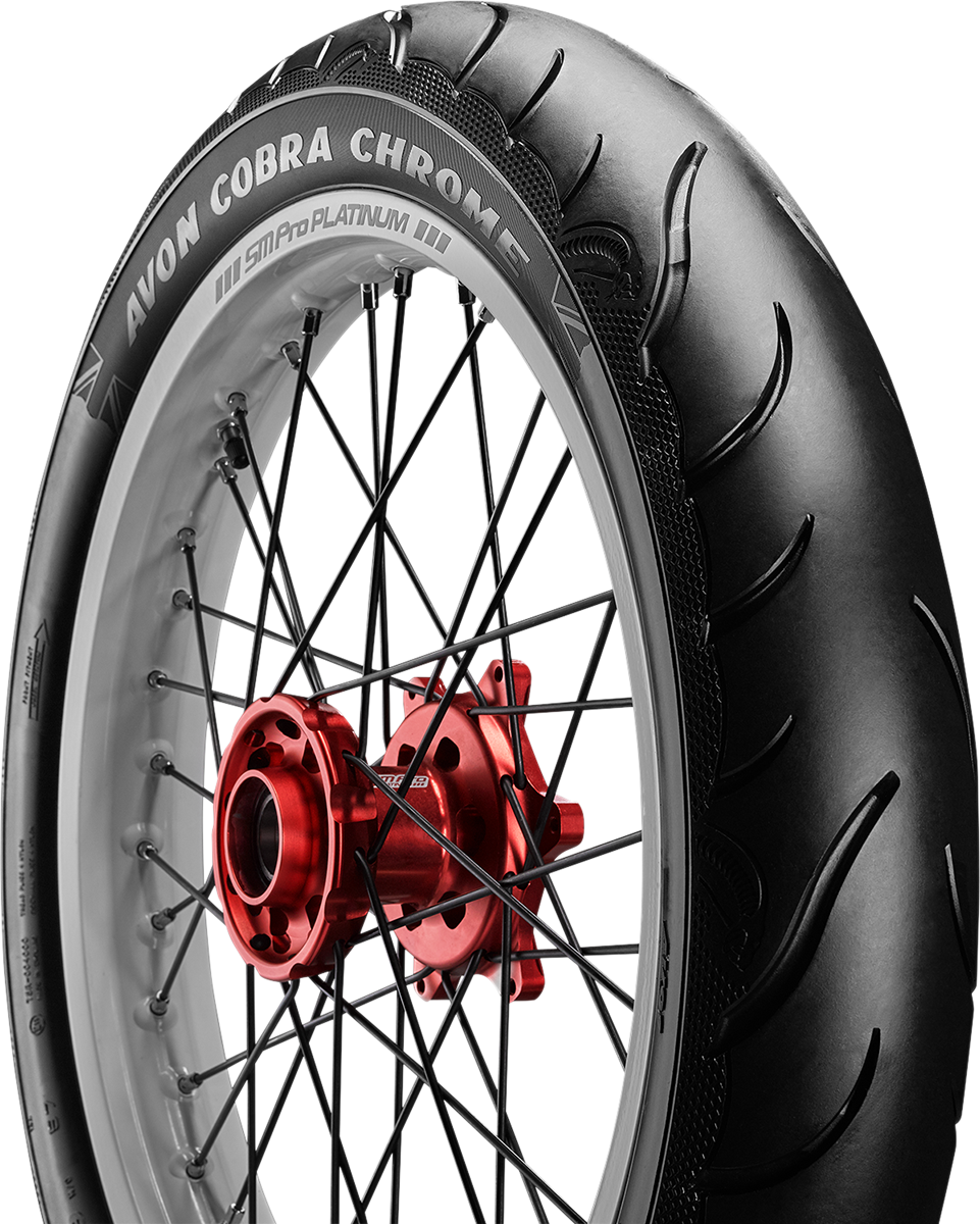 AVON Tire - Cobra Chrome AV91 - Front - 130/70R18 - 63V - Trike 638231