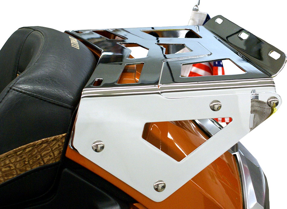 RIVCO PRODUCTS Luggage Rack - Chrome - Spyder RT CA040