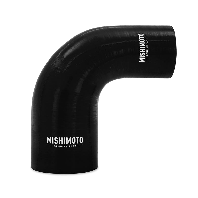 Mishimoto Silicone Reducer Coupler 90 Degree 3in to 3.5in - Black MMCP-R90-3035BK