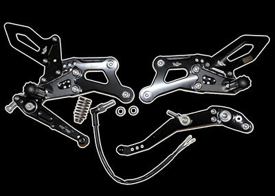 VOODOO Voodoo Rear Set Black Gsx-R 1000 VRD1339