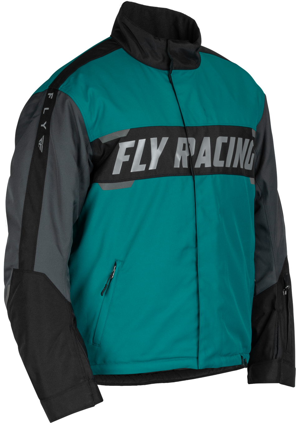 FLY RACING Outpost Jacket Black/Teal/Orange 2x 470-55012X