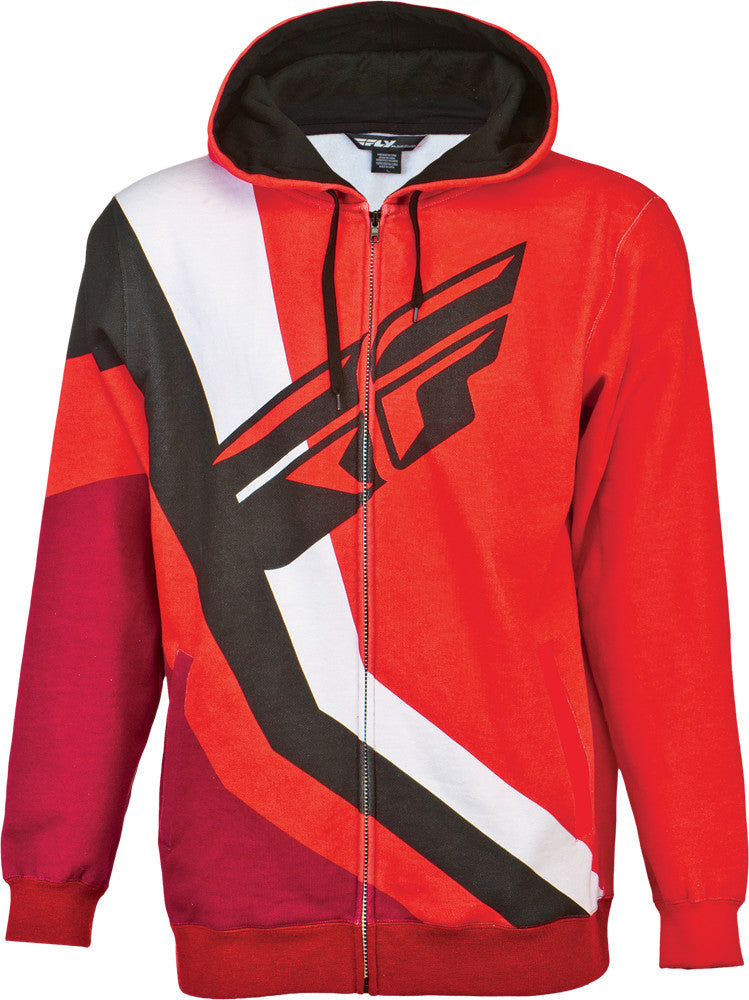 FLY RACING Retro Hoody Red L 354-0152L