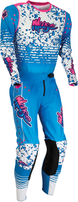 MOOSE RACING Agroid Trikot – Blau/Pink/Weiß – Medium 2910-6387 