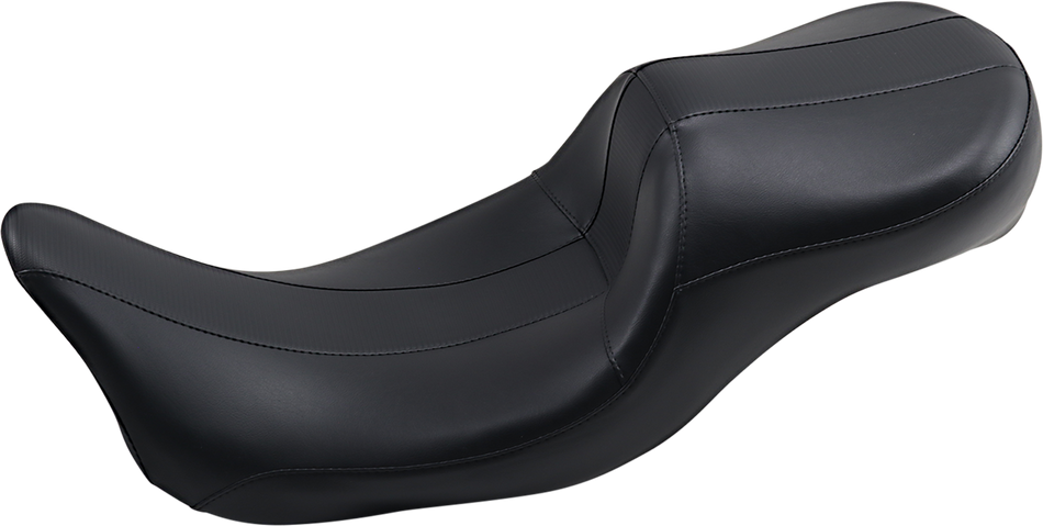 LE PERA Maverick Daddy Long Legs Seat - Black W/HR Inlay Carbon Fiber - FLH LK-957DLHR3