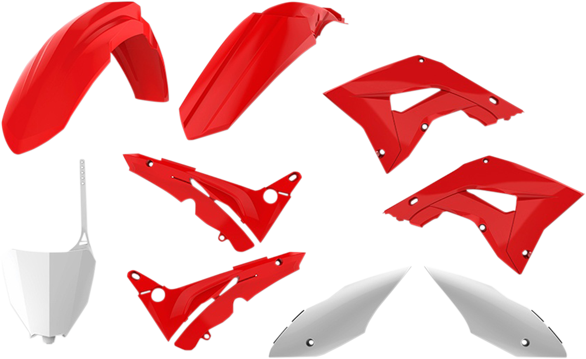 POLISPORT Body Kit - Restyled - Complete - OEM Red/White - CR 125R/250R 90772