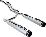 BASSANI XHAUST Down Under Exhaust - Chrome - Straight Can 2009-2016  1F76R