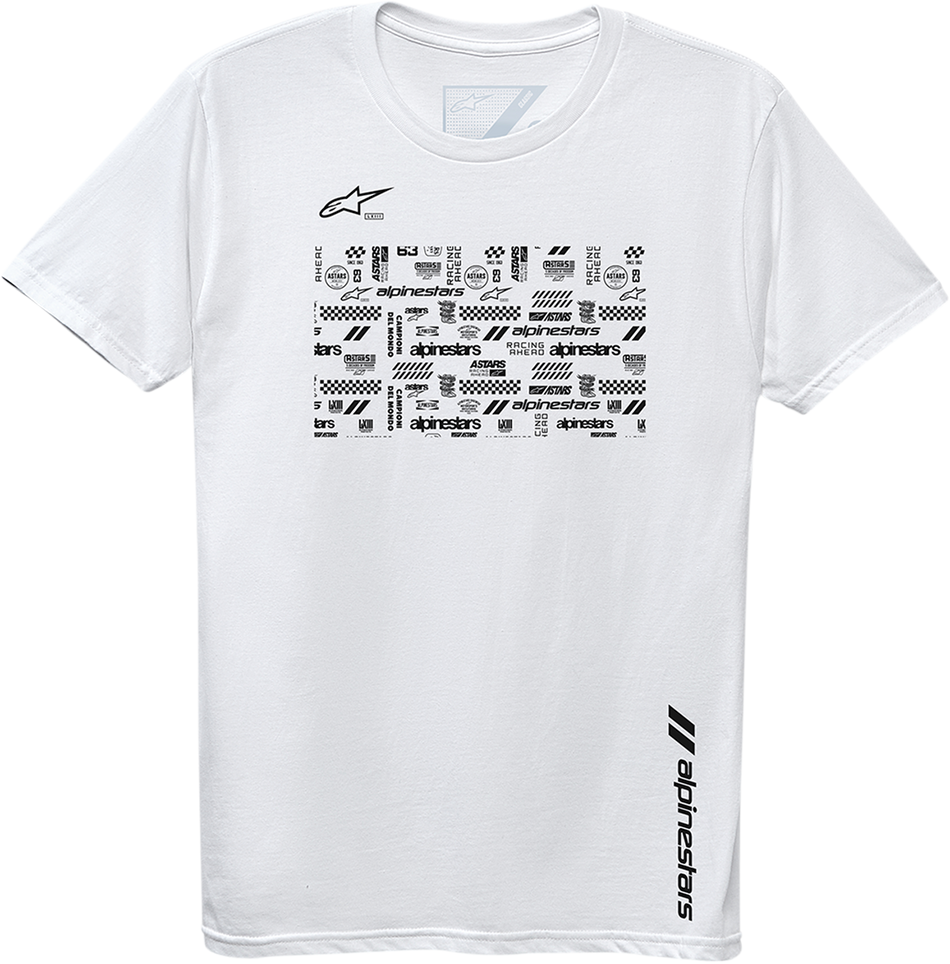 ALPINESTARS Chaotic T-Shirt - White - 2XL 123072109202X
