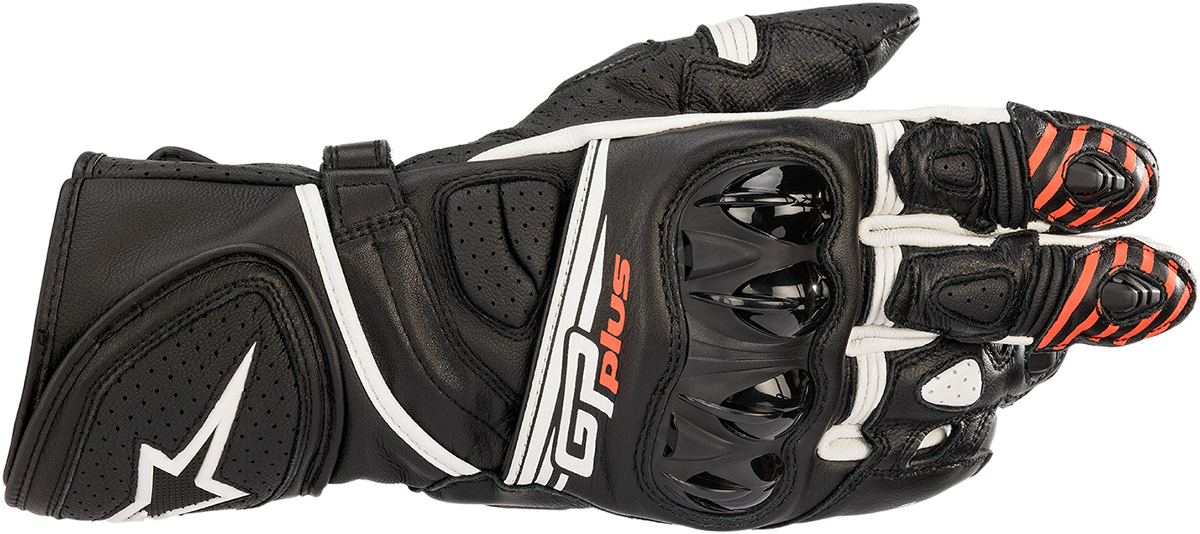 ALPINESTARS GP Plus R v2 Handschuhe – Schwarz/Weiß – Größe L 3556520-12-L