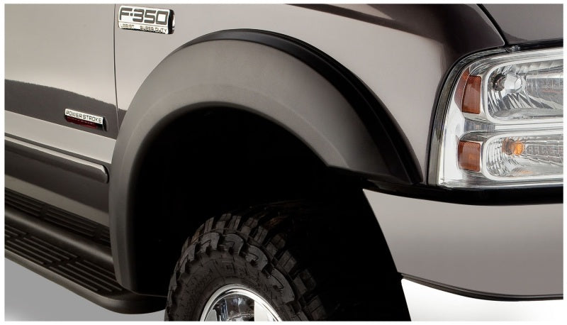 Bushwacker 99-07 Ford F-250 Super Duty Extend-A-Fender Style Flares 2pc - Black 20075-02