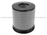 aFe MagnumFLOW Air Filter Pro DRY S 6in Flange x 8 1/8in Base/Top (INV) x 9in H 21-91059