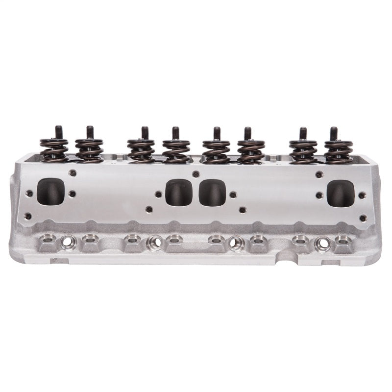 Culata Edelbrock Victor Jr SBC 23 Deg 220 cc completa para leva de rodillo sólido