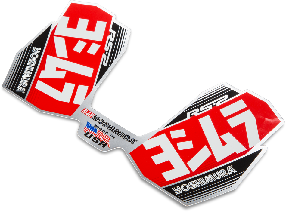 YOSHIMURA Muffler Logo Decal Rs-2 Off-Road V2 RS2-NB001