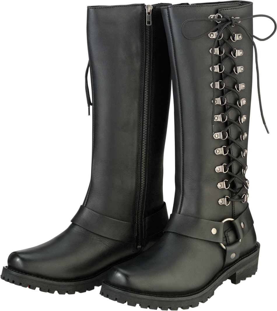 Z1R Women's Savage Boots - Black - Size 8 3403-0866