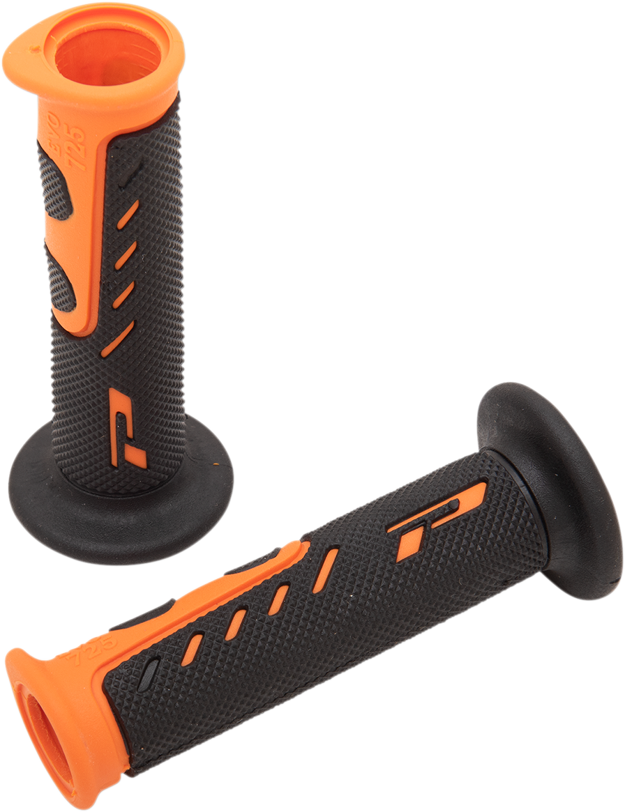 PRO GRIP Grips - EVO - 725 - Open Ends - Orange/Black PA0725OEAR02