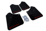 Rally Armor 02-07 Subaru WRX/STI/RS/2.5i (Wagons Req. Mod.) Black UR Mud Flap w/ Red Logo MF1-UR-BLK/RD