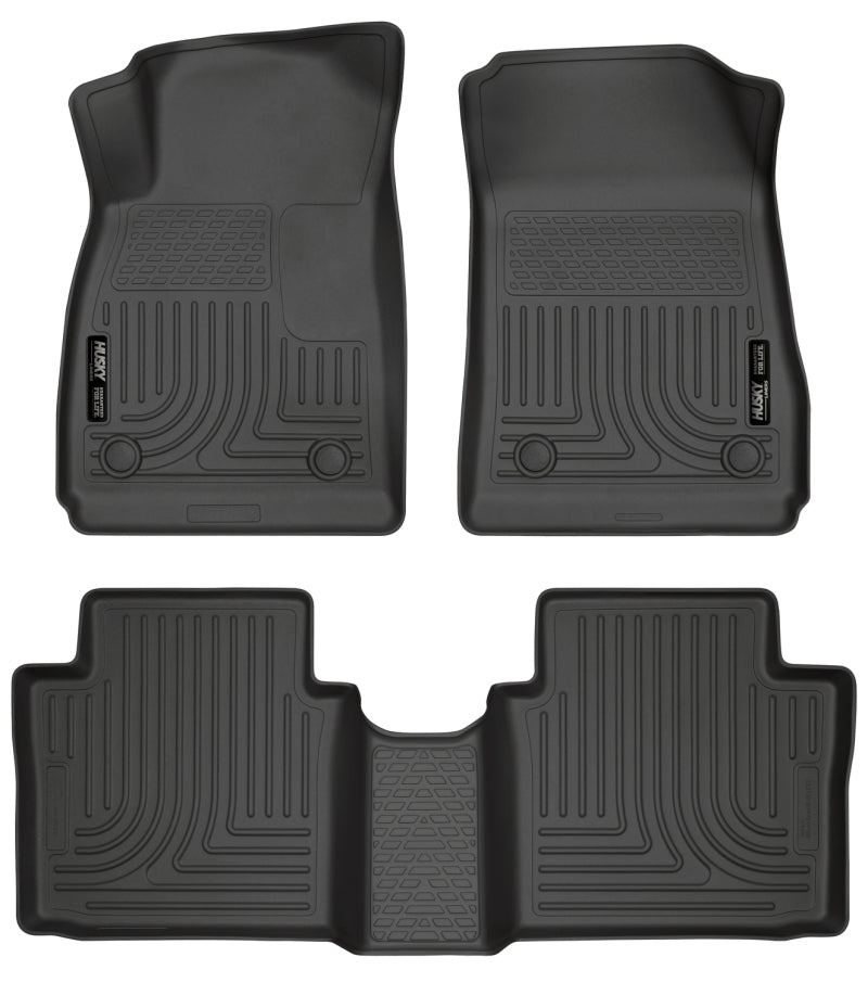 Husky Liners 14 Chevrolet Impala Weatherbeater Black Front & 2nd Seat Floor Liners 99101