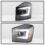 Spyder 04-06 Dodge Durango Projector Headlights - Black PRO-YD-DDU04-LB-BK 5086600