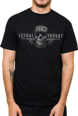 LETHAL THREAT Freund oder Feind T-Shirt - Schwarz - Groß LT20904L 