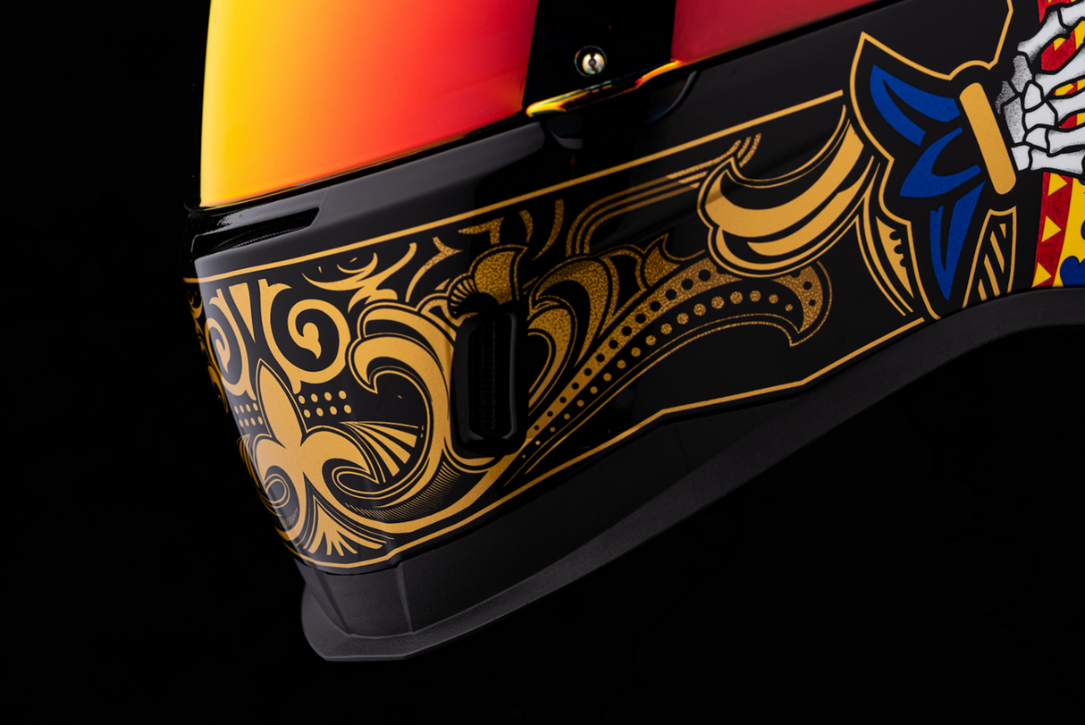 ICON Airform™ Helmet - Suicide King - Gold - XS 0101-14727