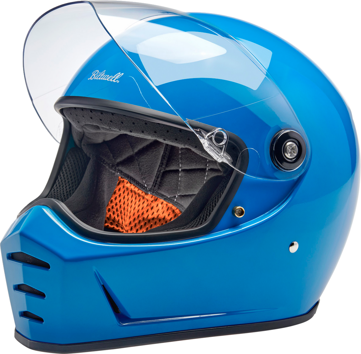 BILTWELL Lane Splitter Helmet - Gloss Tahoe Blue - XL 1004-129-505