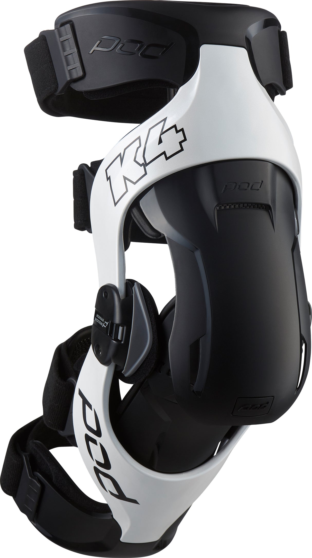 POD K4 V2.0 Knee Brace (Rt) White/Black Md/Lg K4023-058-MD/LG