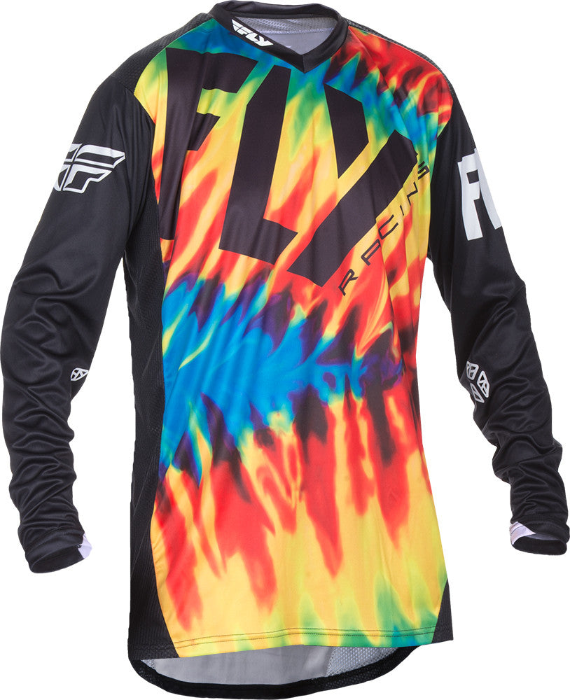 FLY RACING Lite Jersey Tie-Dye/Black L Limited Edition 370-729L
