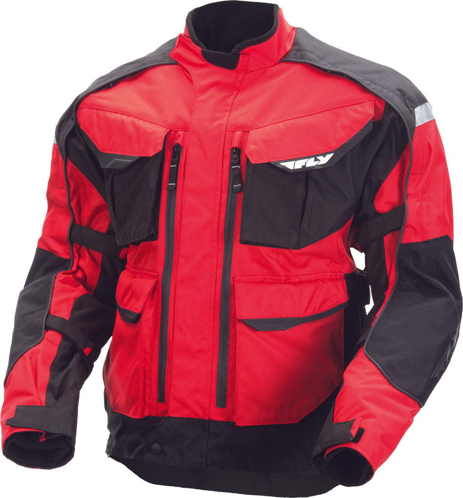 FLY RACING Terra Trek 4 Jacket Red/Black Lg #5958 477-2081~4
