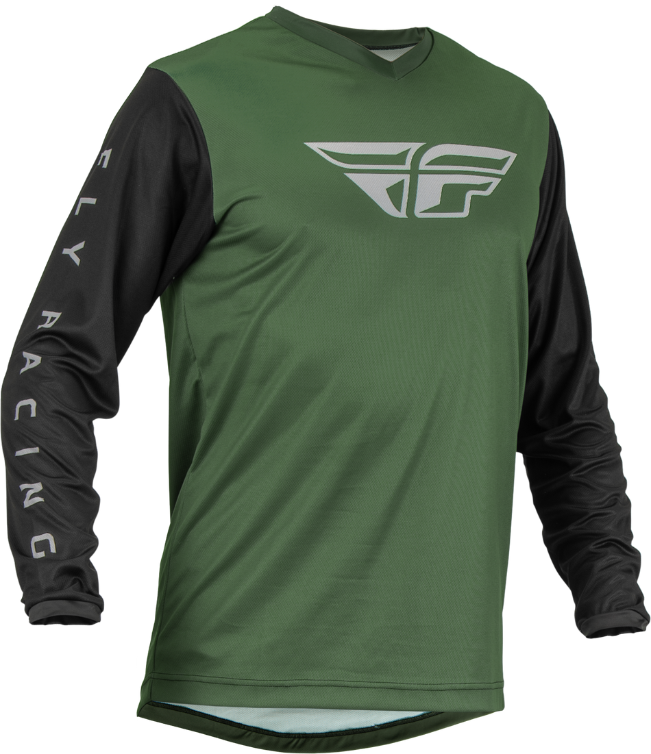 FLY RACING F-16 Jersey Olive Green/Black Md 376-923M