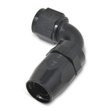 Russell Performance -10 AN Black 90 Degree Full Flow Hose End 610185