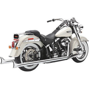 COBRA True Dual Auspuff - Fishtail Harley-Davidson '86-'06 Softail 6987 