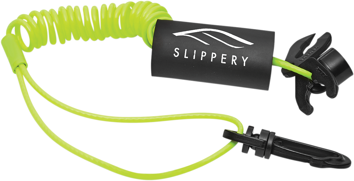 SLIPPERY Lanyard - Neon Yellow A3206S