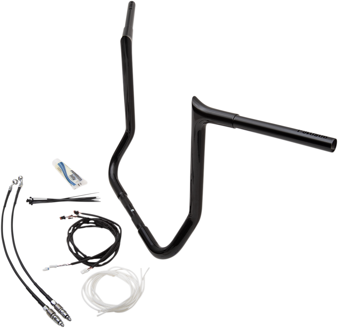 FAT BAGGERS INC. Handlebar Kit - Pointed Top - 16" - Black 909216-B