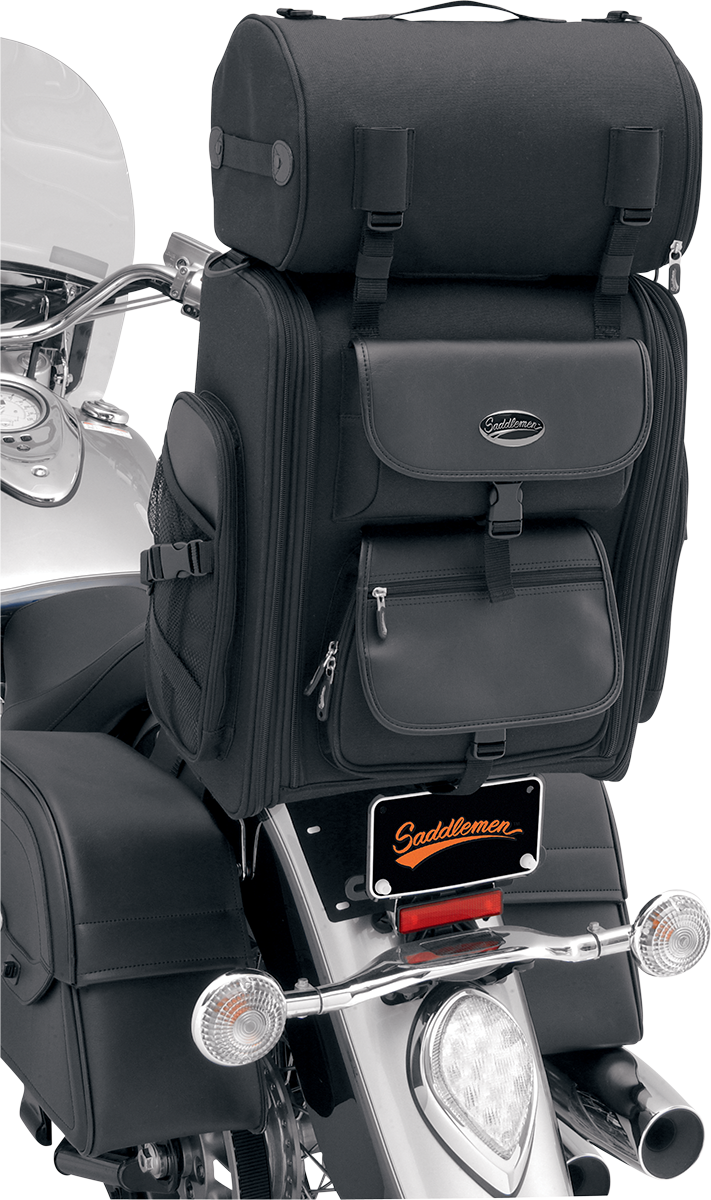 SADDLEMEN S2200E Expandable Sissy Bar Bag 3515-0080