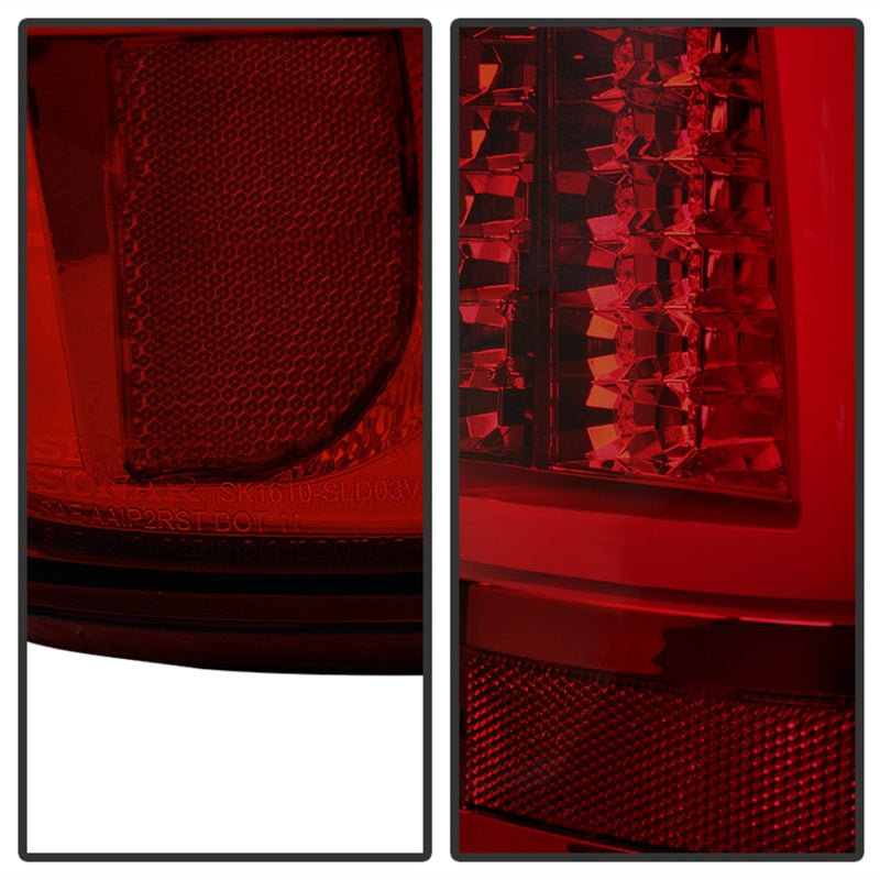 Spyder Chevy Silverado 1500/2500 03-06 Version 2 LED Tail Lights - Red Smoke ALT-YD-CS03V2-LED-RS 5081933