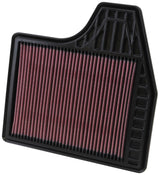 K&N Replacement Filter 11.438in O/S Length x 11.375in O/S Width x 1in H for 13 Nissan Altima 2.5L 33-2478