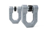 DV8 Offroad Elite Series D-Ring Shackles - Pair (Gray) UNSK-01GR