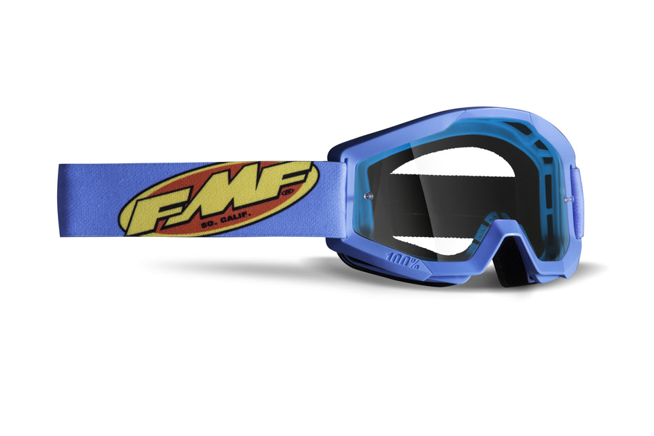 FMF VISION Powercore Youth Goggle Core Cyan Clear Lens F-50054-00005