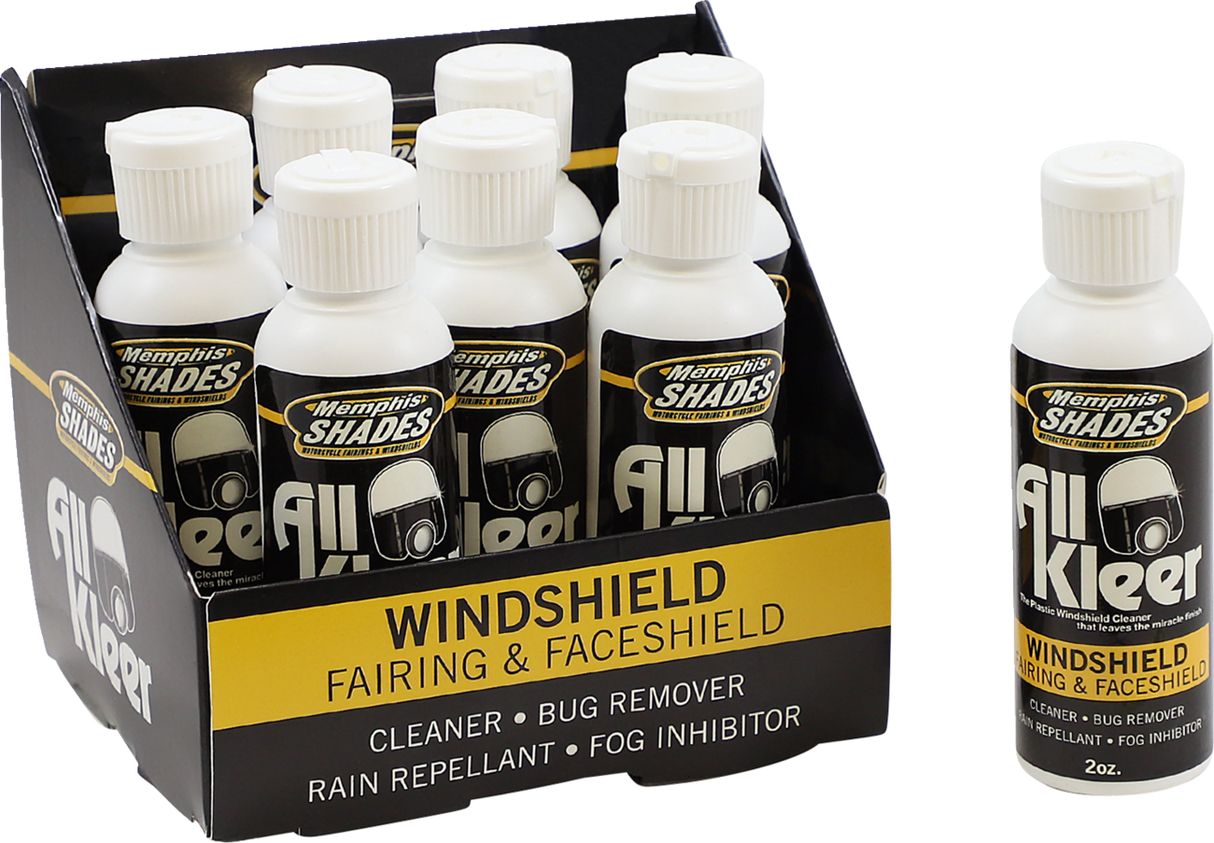 MEMPHIS SHADES Windshield Cleaner - 2 U.S. fl oz. each - Display of 8 MEM0932