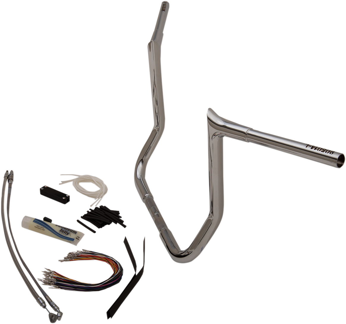 FAT BAGGERS INC. Handlebar Kit - Pointed Top - 14" - Chrome 909114