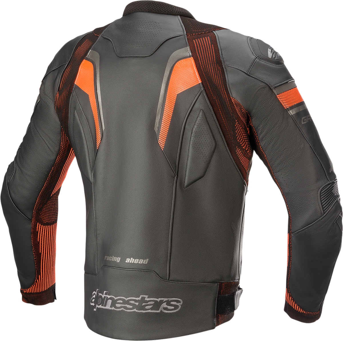 ALPINESTARS GP Plus R v3 Rideknit® Lederjacke - Schwarz/Rot Fluo - US 44 / EU 54 3100321-1030-54