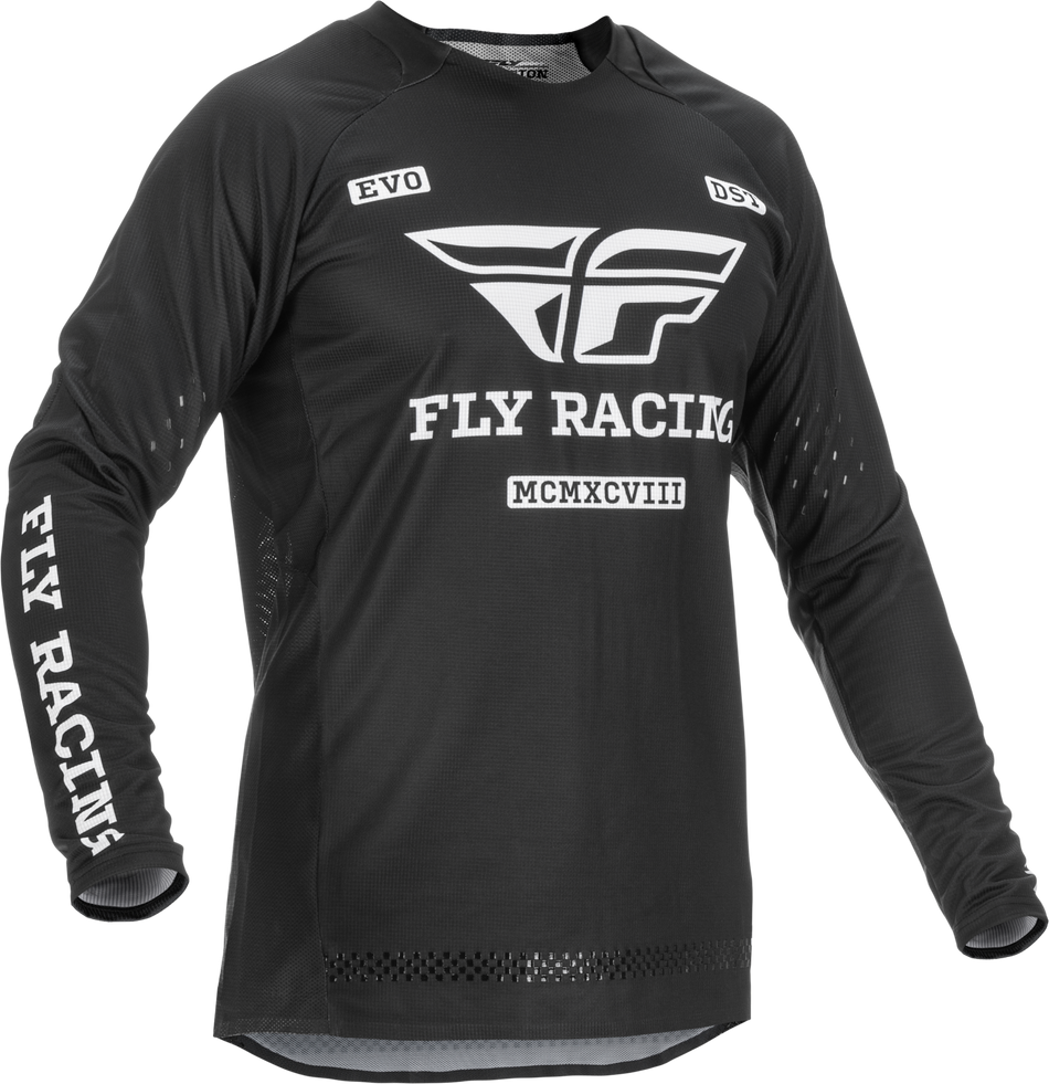 FLY RACING Evolution Dst Jersey Black/White 2x 375-1212X