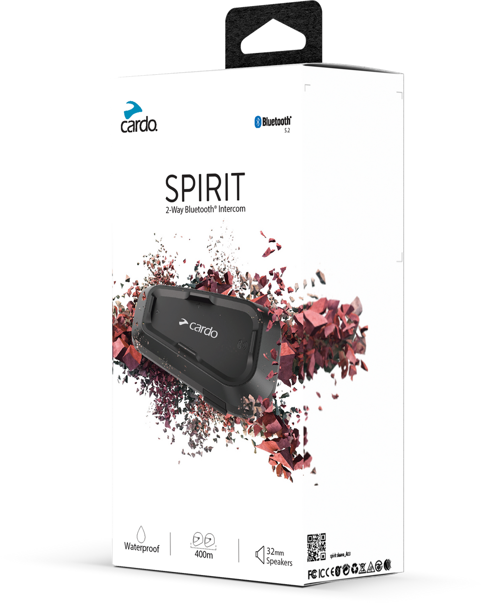 CARDO Spirit Bluetooth Headset Single SPRT0001