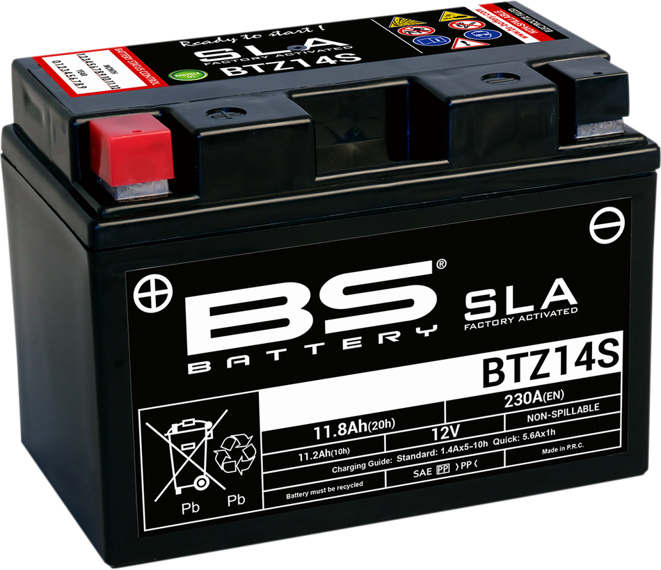 BS BATTERY Battery - BTZ14S (YTZ) 300638-1