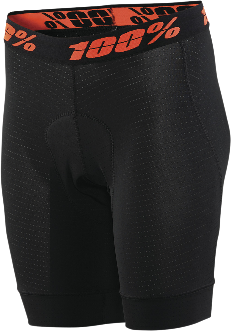 100% Women's Crux Liner Shorts - Black - XL 40050-00003