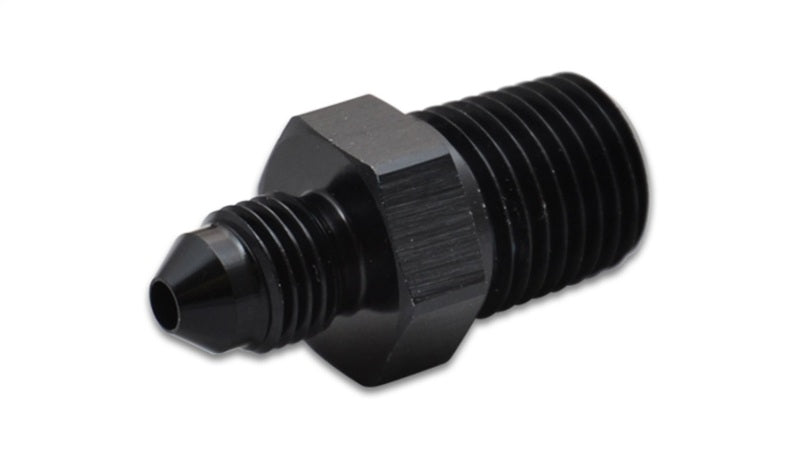 Vibrant -4AN to 1/4in NPT Straight Adapter Fitting - Aluminum 10216