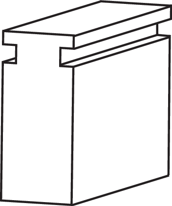 GARLAND Tunnel Wear Strip - Ski-Doo 04A-50001-00-01