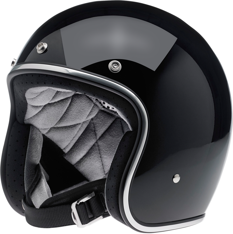 BILTWELL Bonanza Helmet - Gloss Black - Small 1001-101-202