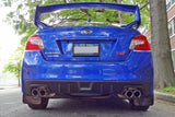 Rally Armor 15-21 Subaru WRX/STI (Sedan ONLY) Blue UR Mud Flap w/ White Logo MF32-UR-BL/WH